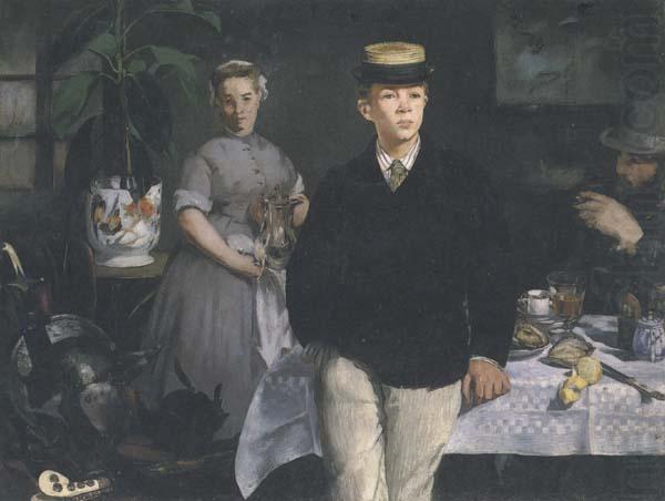 Le dejeuner dans l'atelier (mk40), Edouard Manet